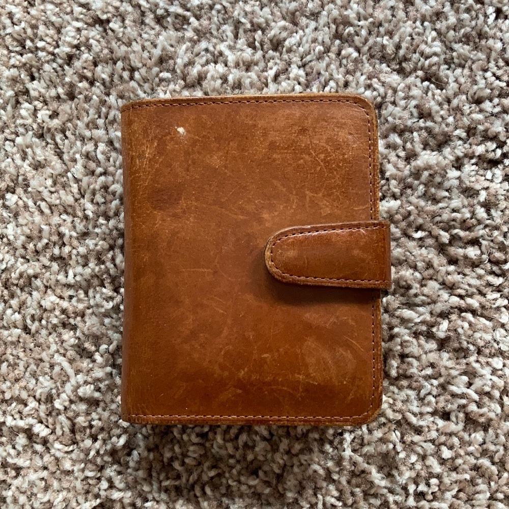 Vintage Leather Coach Wallet
